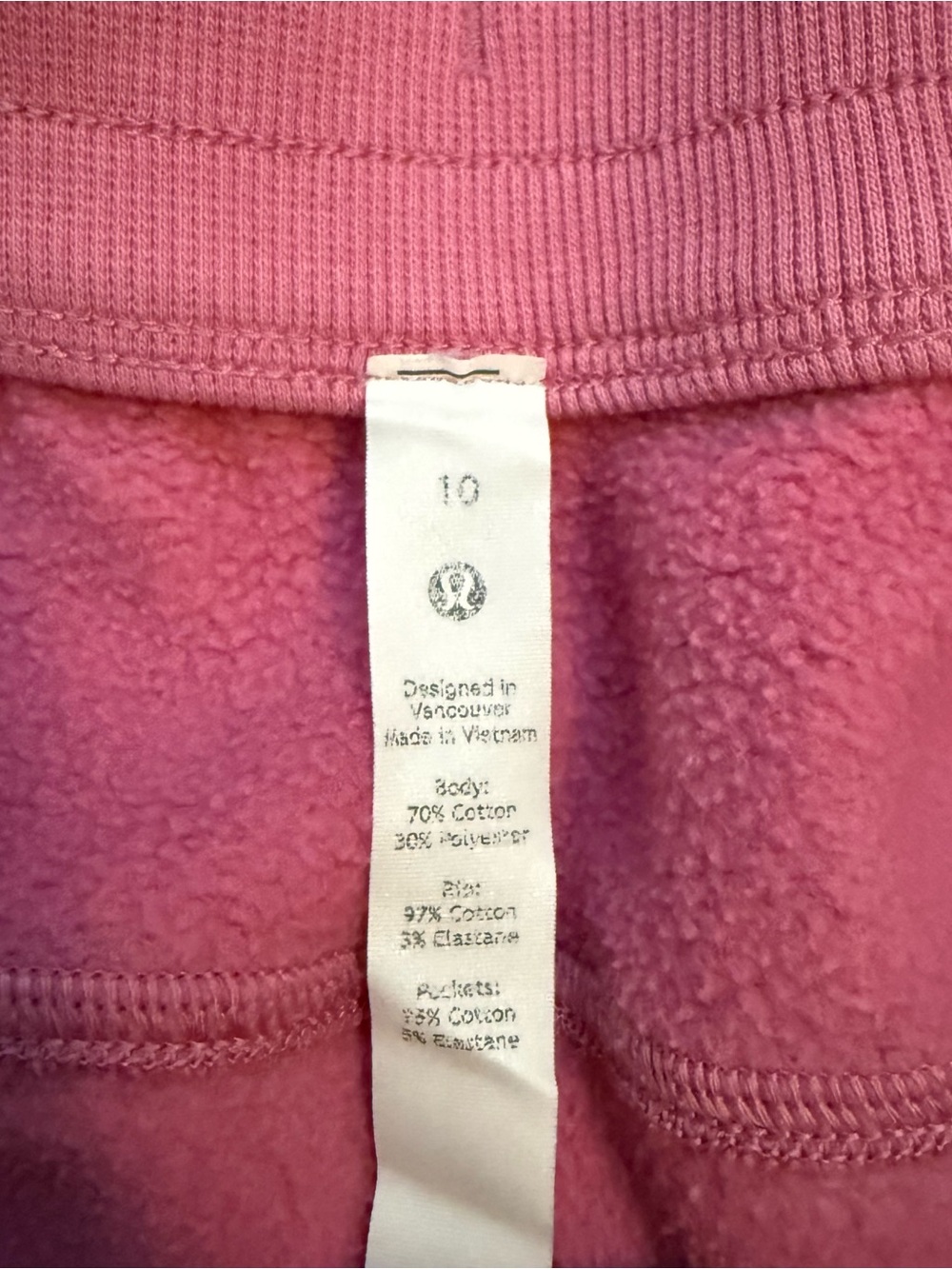 Scuba High-Rise Jogger Full Length - Pink Blossom - Size 10 - Picture 5 of 8